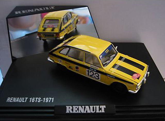 Name Renault R16 TS 1971 Rally Monte Carlo Scale 143 Material Metal